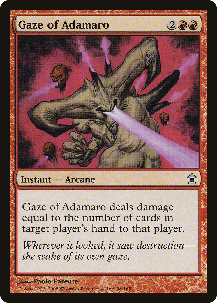 {C} Gaze of Adamaro [Saviors of Kamigawa][SOK 098]
