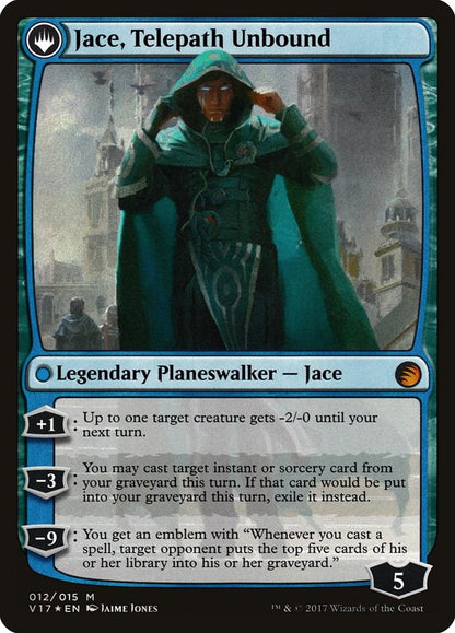 {R} Jace, Vryn's Prodigy // Jace, Telepath Unbound [From the Vault: Transform][V17 012] - Misty Mountain Games