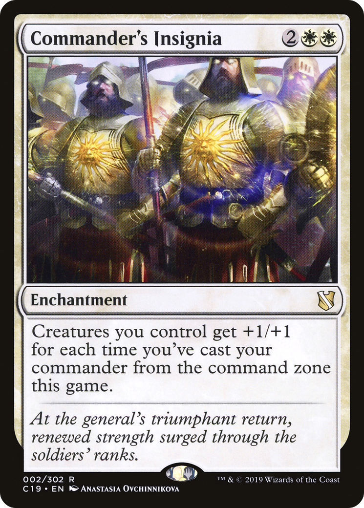 {R} Commander's Insignia [Commander 2019][C19 002]