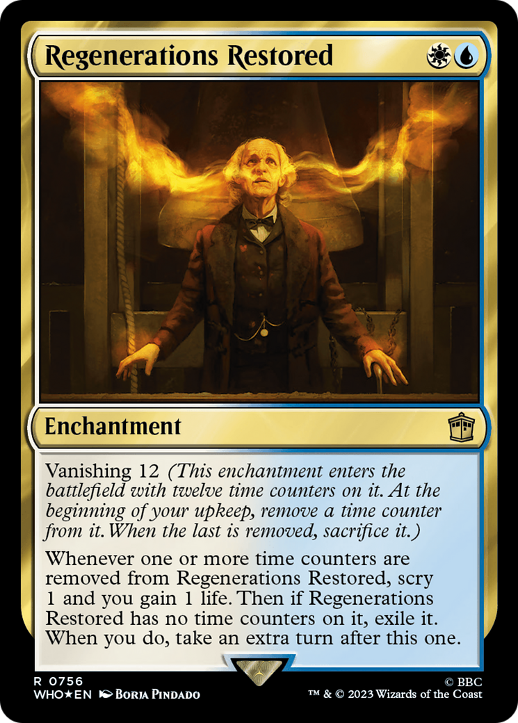 {R} Regenerations Restored (Surge Foil) [Doctor Who][WHO 756]