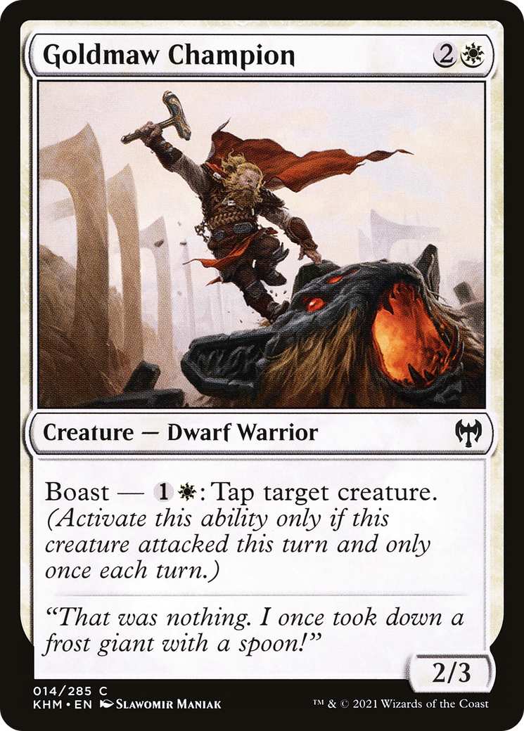 {C} Goldmaw Champion [Kaldheim][KHM 014]