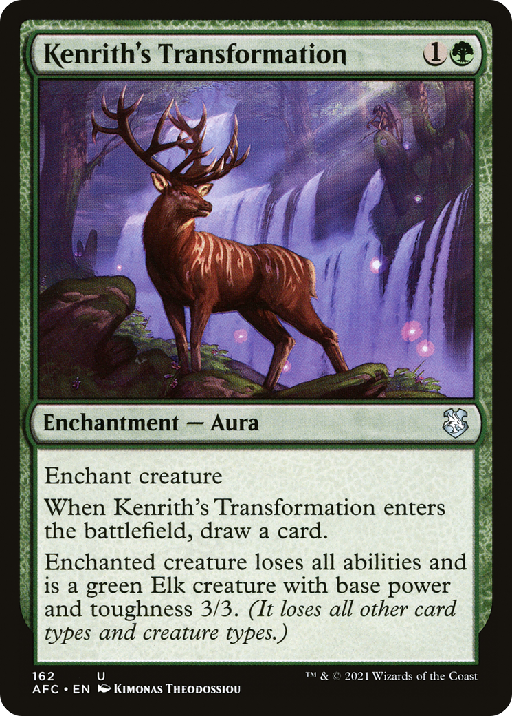{C} Kenrith's Transformation [Dungeons & Dragons: Adventures in the Forgotten Realms Commander][AFC 162]