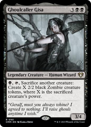 {R} Ghoulcaller Gisa [Commander Masters][CMM 161]