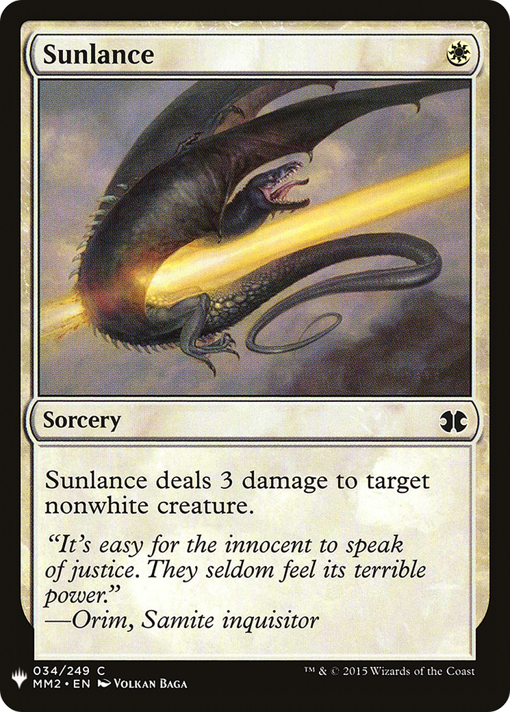 {C} Sunlance [Mystery Booster][LS MM2 034]