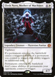 {R} Elesh Norn, Mother of Machines [Phyrexia: All Will Be One][ONE 010]
