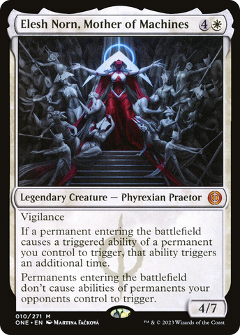 {R} Elesh Norn, Mother of Machines [Phyrexia: All Will Be One][ONE 010]