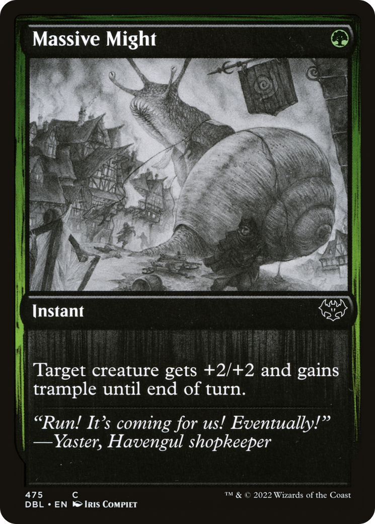 {C} Massive Might [Innistrad: Double Feature][DBL 475]