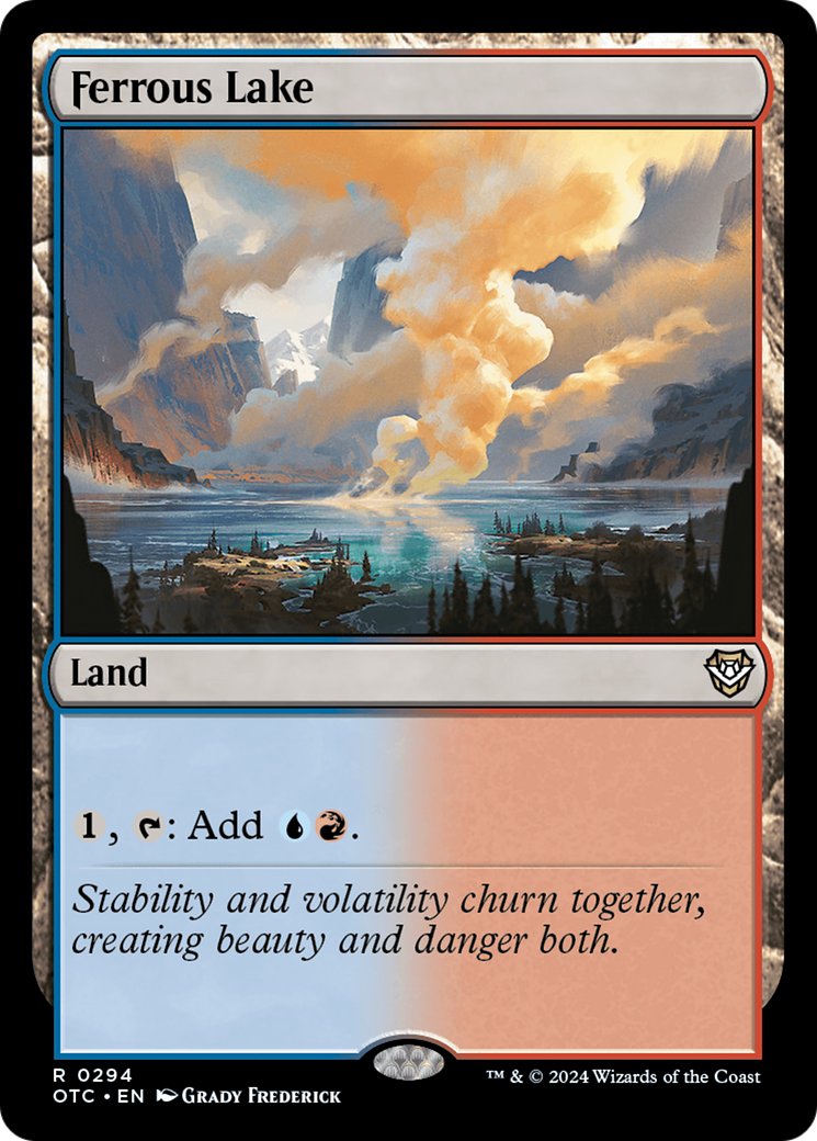 {R} Ferrous Lake [Outlaws of Thunder Junction Commander][OTC 294]