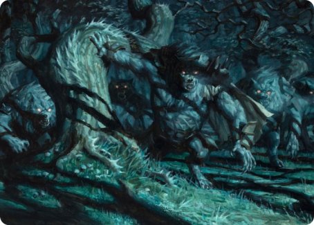 {A} Unnatural Moonrise Art Card [Innistrad: Midnight Hunt Art Series][AMID 070]