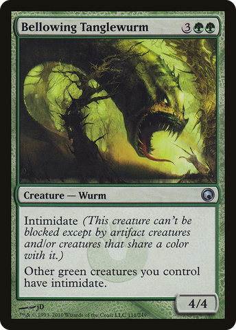 {C} Bellowing Tanglewurm [Scars of Mirrodin][SOM 111]