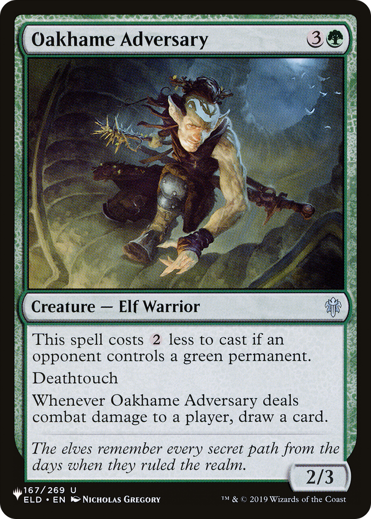 Oakhame Adversary [LIST 167/269]