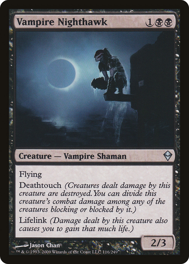 {C} Vampire Nighthawk [Zendikar][ZEN 116]