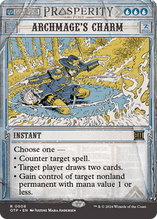 {R} Archmage's Charm [Outlaws of Thunder Junction: Breaking News][OTP 008]