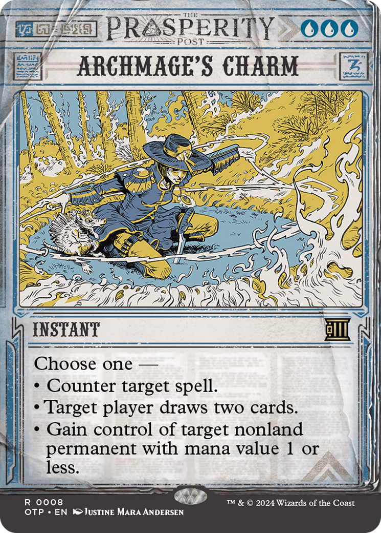{R} Archmage's Charm [Outlaws of Thunder Junction: Breaking News][OTP 008]