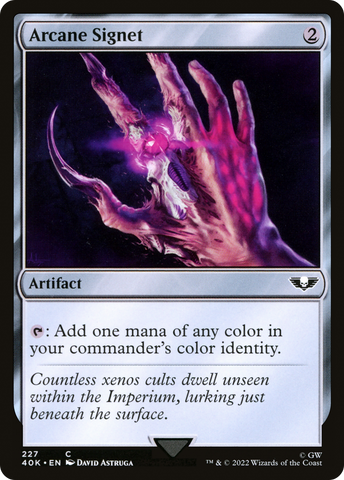 {C} Arcane Signet (227) [Universes Beyond: Warhammer 40,000][40K 227]