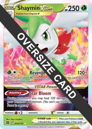 [JUM PKM-R] Shaymin VSTAR (014/172) (Jumbo Card) [Sword & Shield: Brilliant Stars]