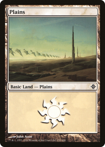 {B}[ROE 232] Plains (232) [Rise of the Eldrazi]