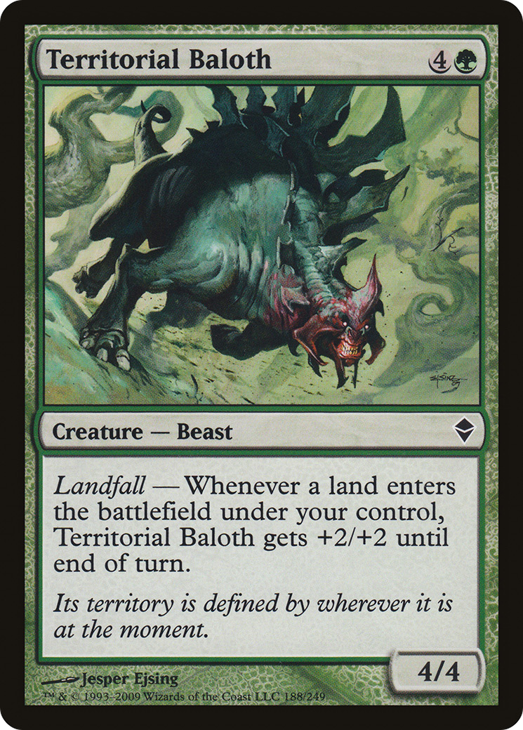 {C} Territorial Baloth [Zendikar][ZEN 188]
