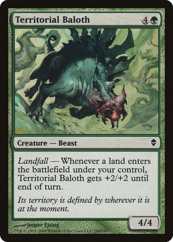 {C} Territorial Baloth [Zendikar][ZEN 188]