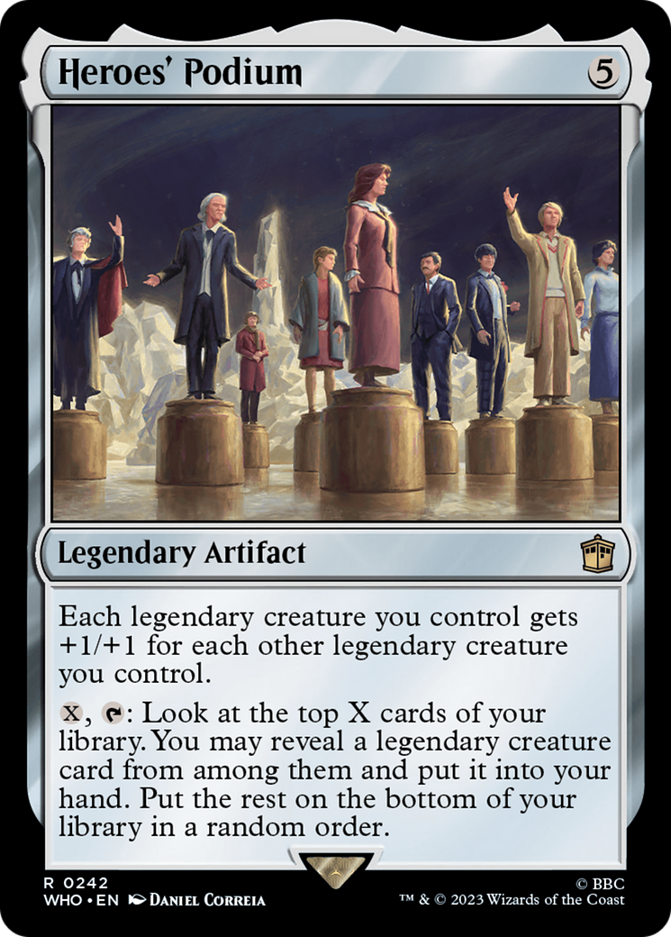 {R} Heroes' Podium [Doctor Who][WHO 242]