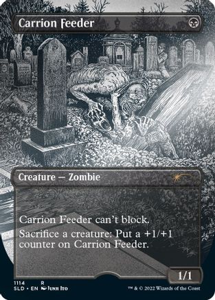 {R} Carrion Feeder (Borderless Etched Foil) [Secret Lair Drop Series][SLD 1114]