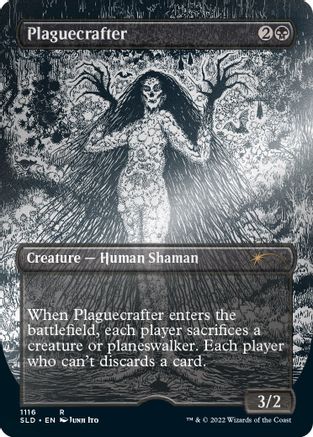 {R} Plaguecrafter (Borderless Etched Foil) [Secret Lair Drop Series][SLD 1116]