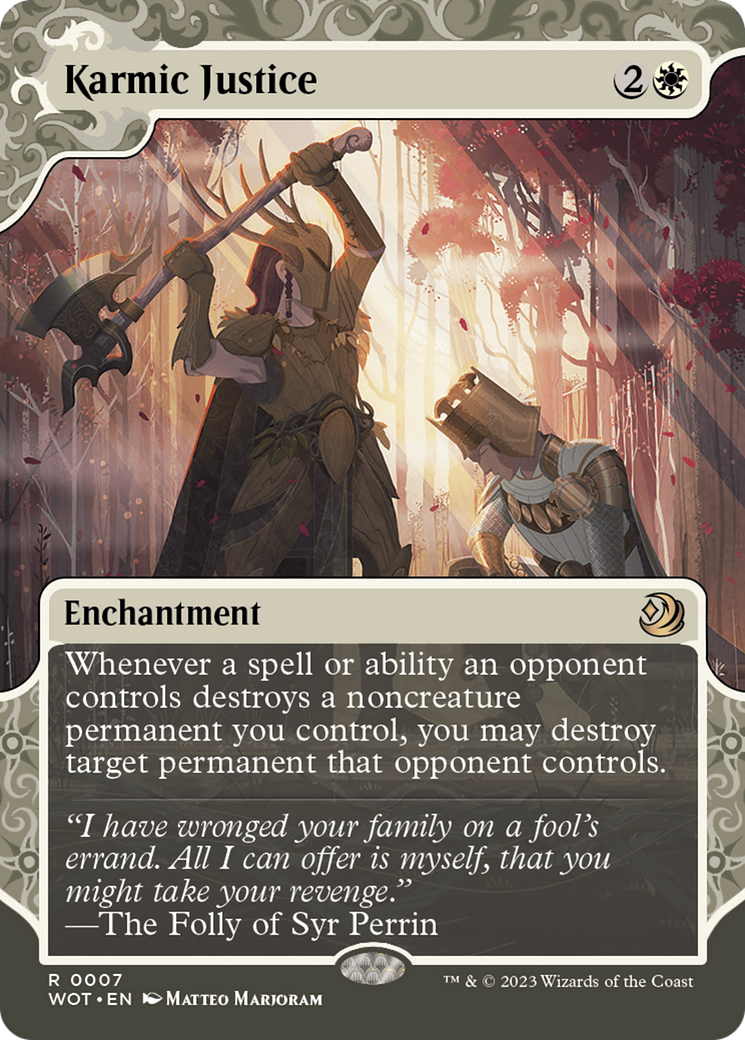 {R} Karmic Justice [Wilds of Eldraine: Enchanting Tales][WOT 007]