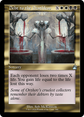 {C} Debt to the Deathless (Retro Frame) [Ravnica Remastered][RVR 364]