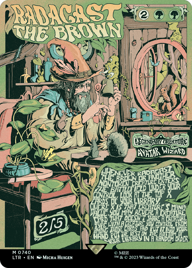 {R} Radagast the Brown (Borderless Poster) [The Lord of the Rings: Tales of Middle-Earth][LTR 740]