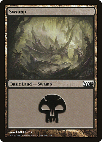 {B}[M14 238] Swamp (238) [Magic 2014]
