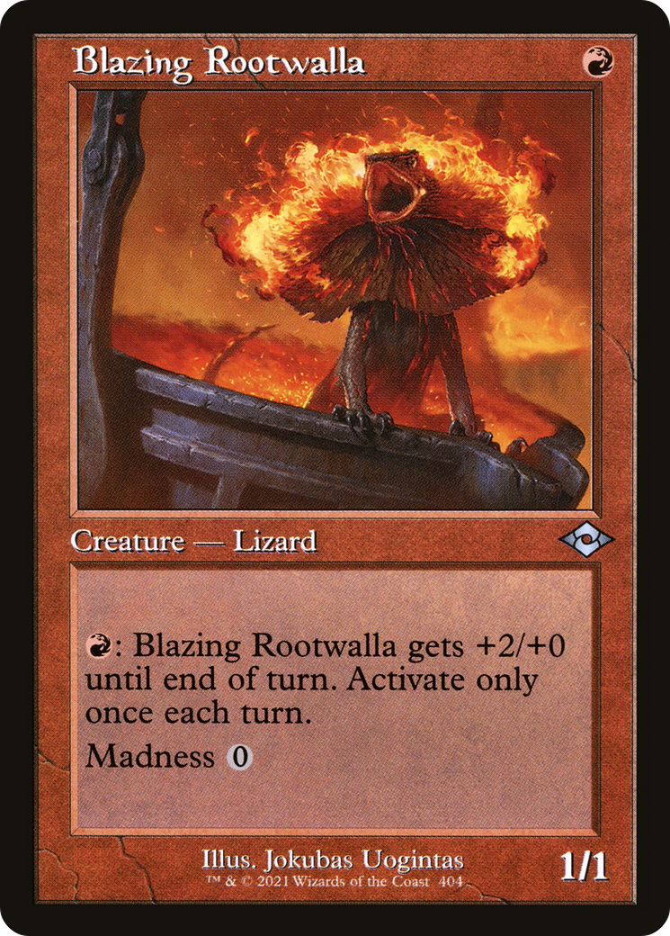 {C} Blazing Rootwalla (Retro) [Modern Horizons 2][MH2 404]