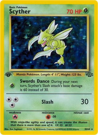 [PKM] Scyther (10/64) [Jungle Unlimited]
