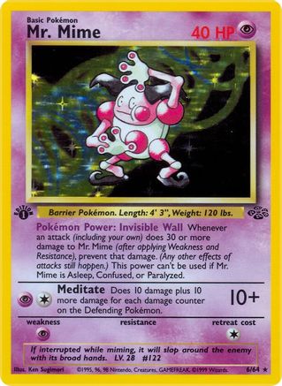 [PKM] Mr. Mime (6/64) [Jungle 1st Edition]