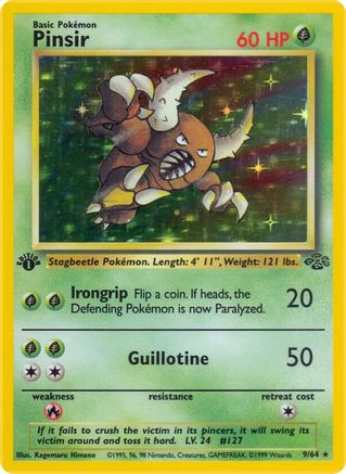[PKM] Pinsir (9/64) [Jungle 1st Edition]