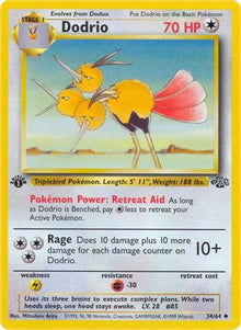 [PKM] Dodrio (34/64) [Jungle 1st Edition]