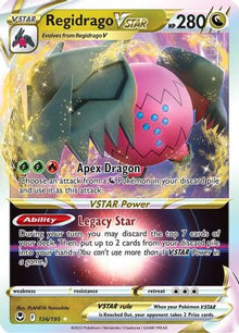 [PKM] Regidrago VSTAR (136/195) [Sword & Shield: Silver Tempest]