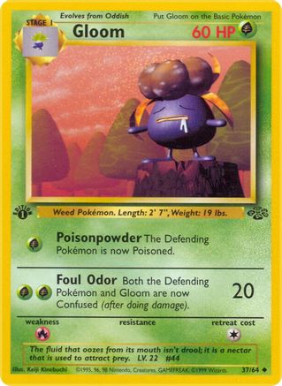 [PKM] Gloom (37/64) [Jungle 1st Edition]