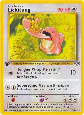 [PKM] Lickitung (38/64) [Jungle 1st Edition]