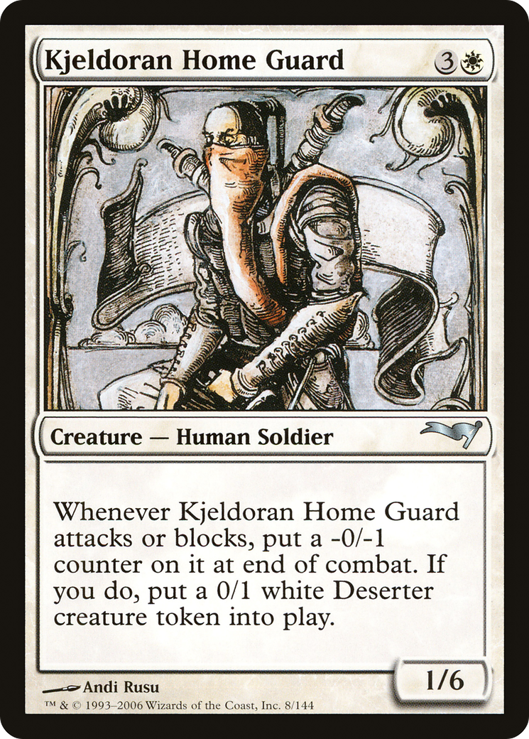 {C} Kjeldoran Home Guard [Coldsnap Theme Decks][CST 008]