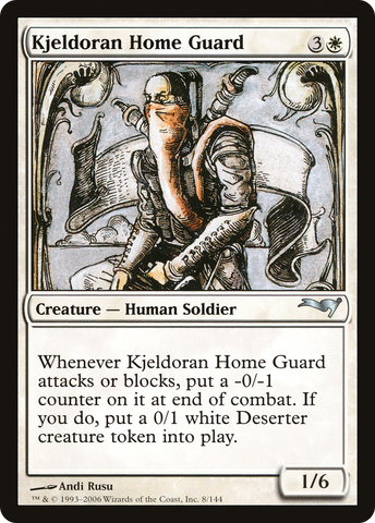 {C} Kjeldoran Home Guard [Coldsnap Theme Decks][CST 008]