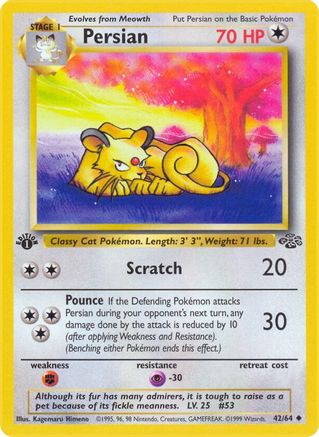 [PKM] Persian (42/64) [Jungle 1st Edition]