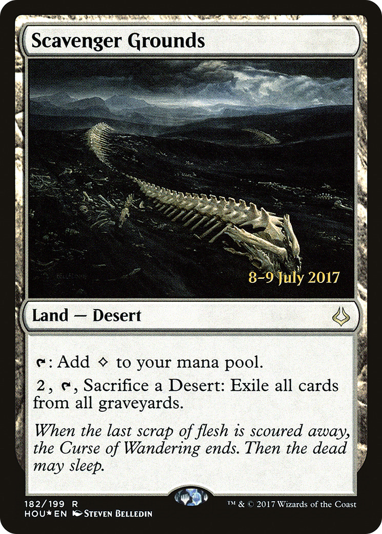 {R} Scavenger Grounds [Hour of Devastation Prerelease Promos][PR HOU 182] - Misty Mountain Games