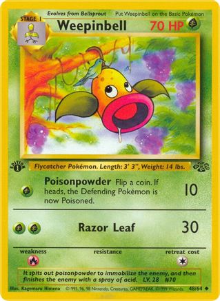 [PKM] Weepinbell (48/64) [Jungle 1st Edition]