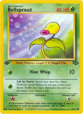 [PKM] Bellsprout (49/64) [Jungle 1st Edition]