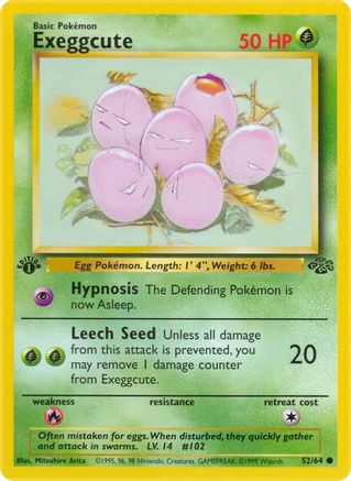 [PKM] Exeggcute (52/64) [Jungle 1st Edition]