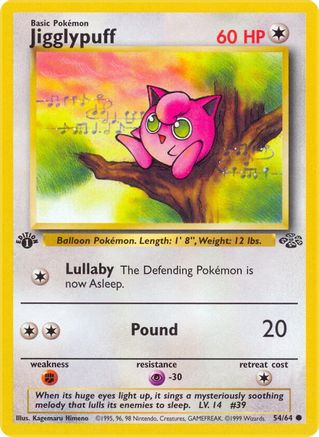 [PKM-C] Jigglypuff (54/64) [Jungle 1st Edition]