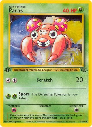 [PKM] Paras (59/64) [Jungle 1st Edition]