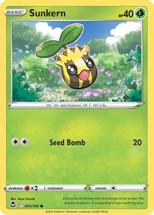 [PKM] Sunkern (005/195) [Sword & Shield: Silver Tempest]