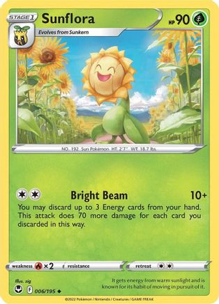 [PKM] Sunflora (006/195) [Sword & Shield: Silver Tempest]