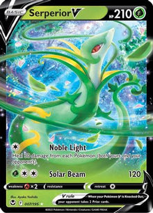 [PKM] Serperior V (007/195) [Sword & Shield: Silver Tempest]